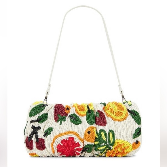 STAUD Handbags - 🌺🎉HP🎉🌺 NWT Staud Beaded Bean Bag Fruit Salad